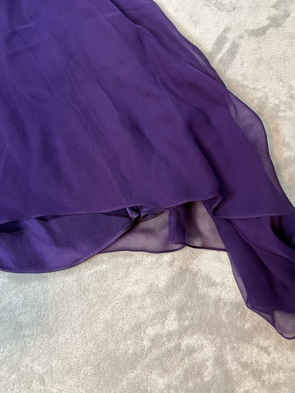 Thomas Wylde Purple Halter Midi Dress Gold Chain Straps Size Tag Missing - Picture 4 of 16